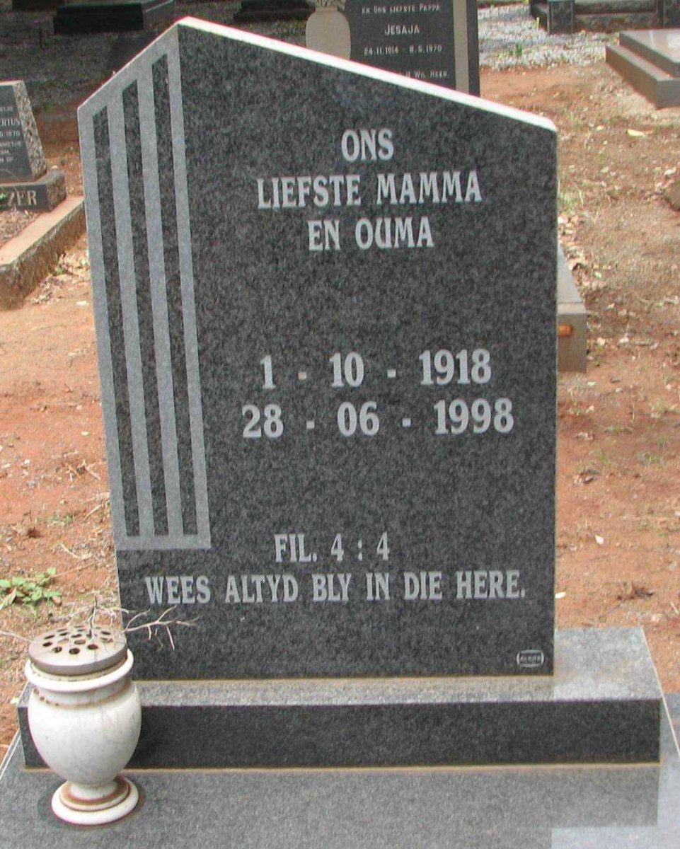 SMIT Leonie 1918-1998