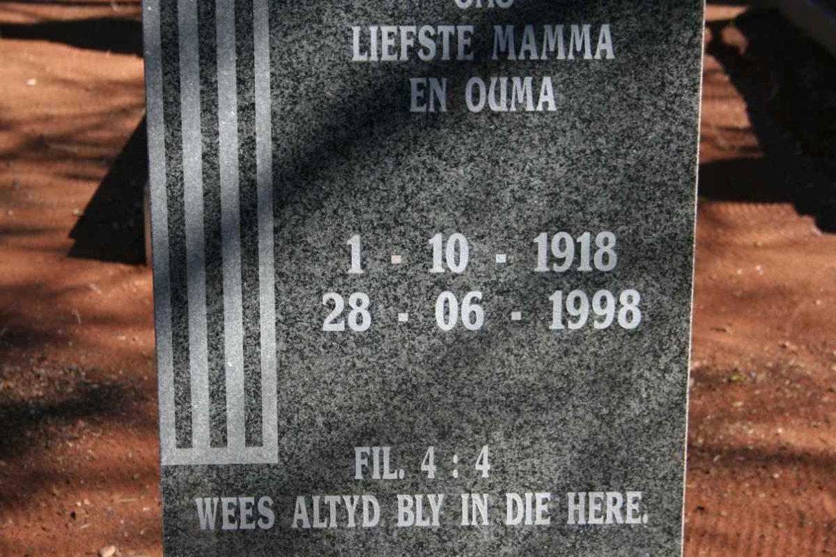 SMIT Leonie 1918-1998