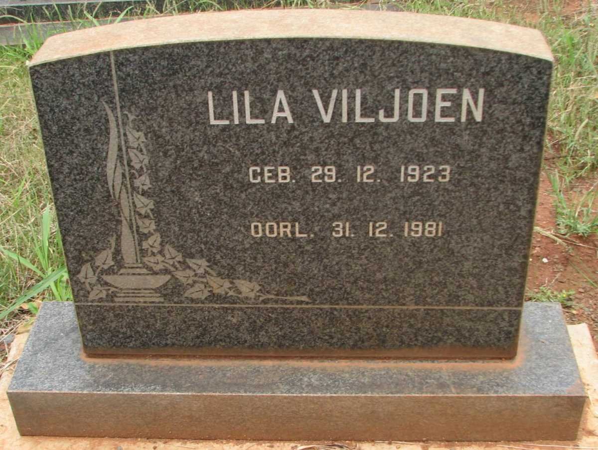 VILJOEN Lila 1923-1981