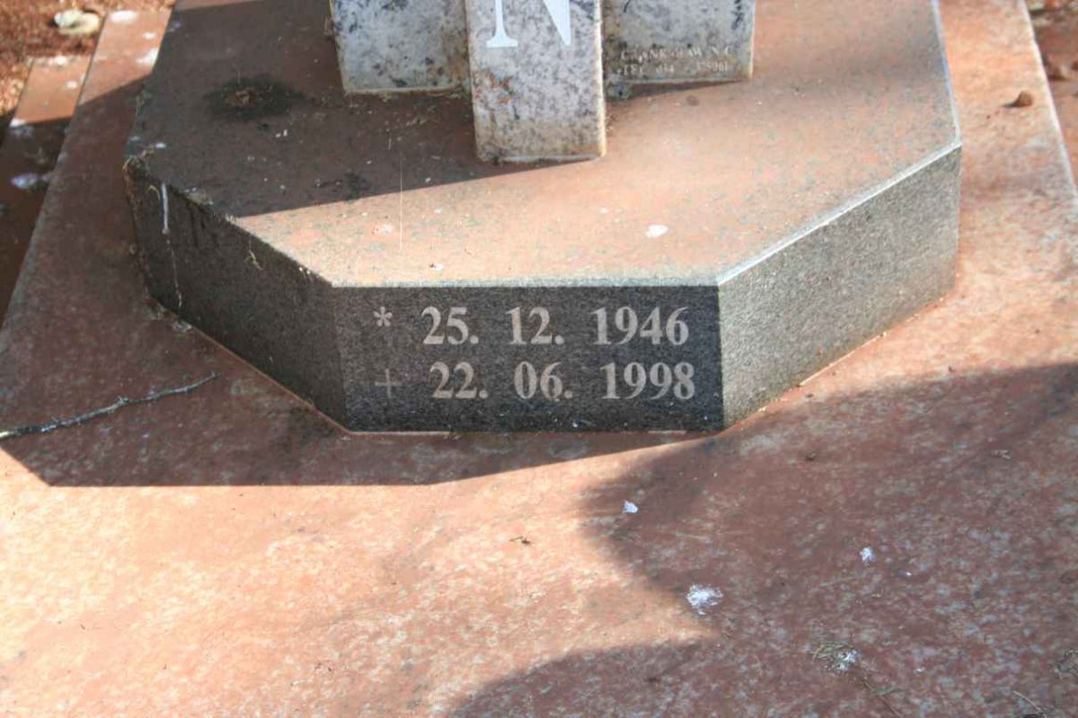 VELDSMAN Pieter Hendrik 1946-1998