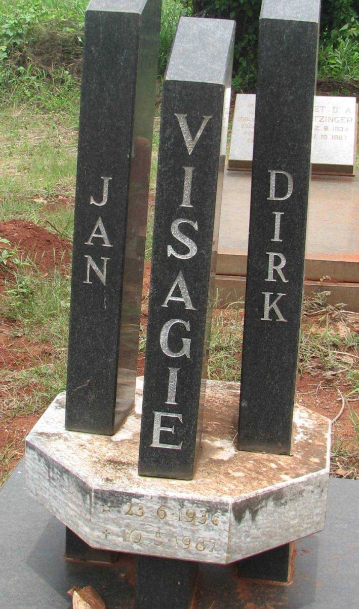 VISAGIE Jan Dirk 1936-1989