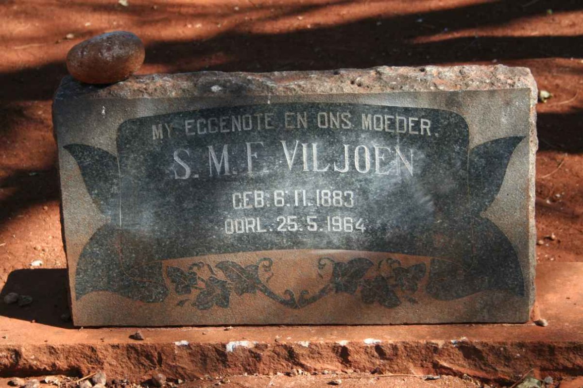 VILJOEN S.M.F. 1883-1964