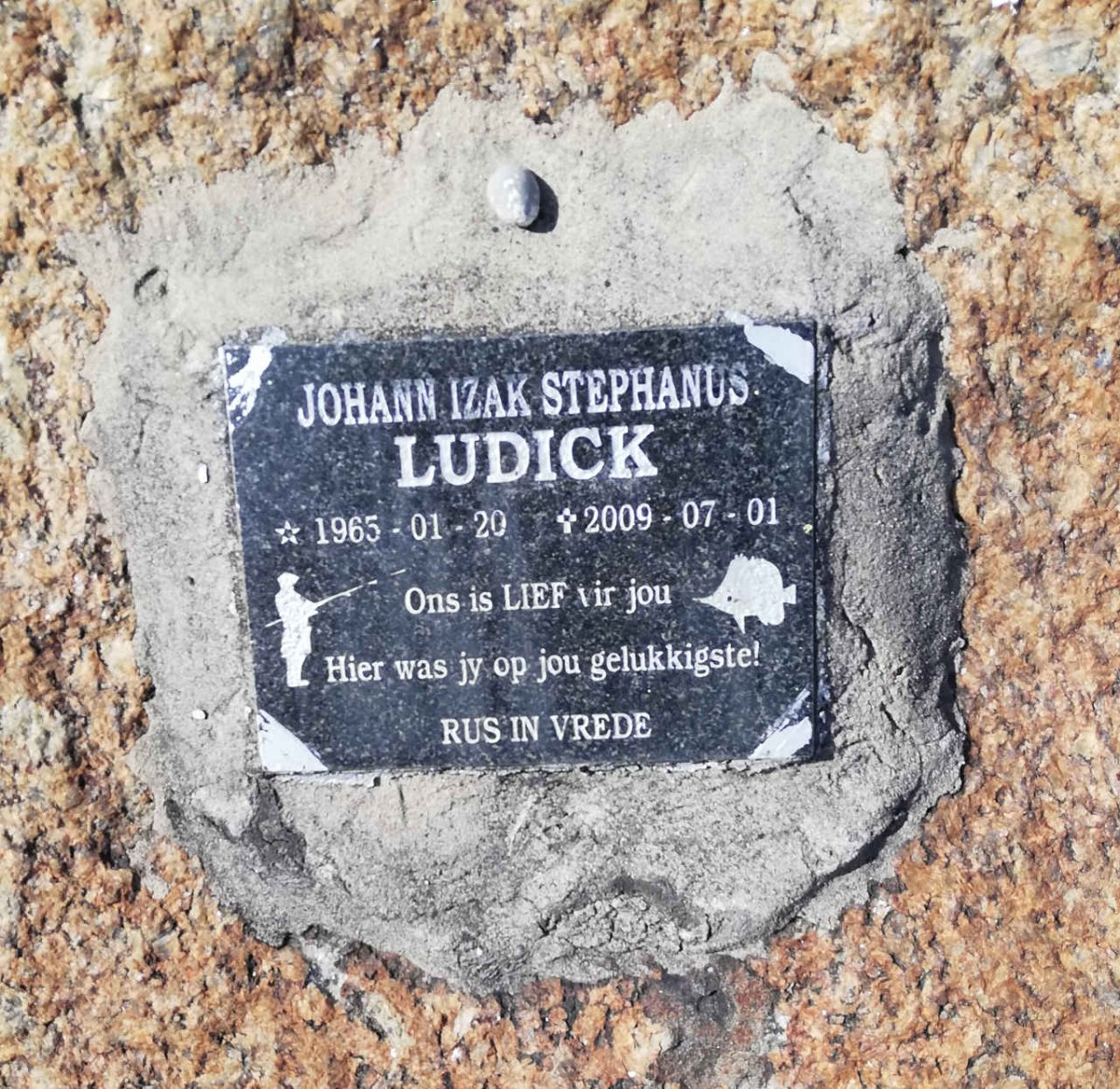LUDICK Johann Izak Stephanus 1965-2009