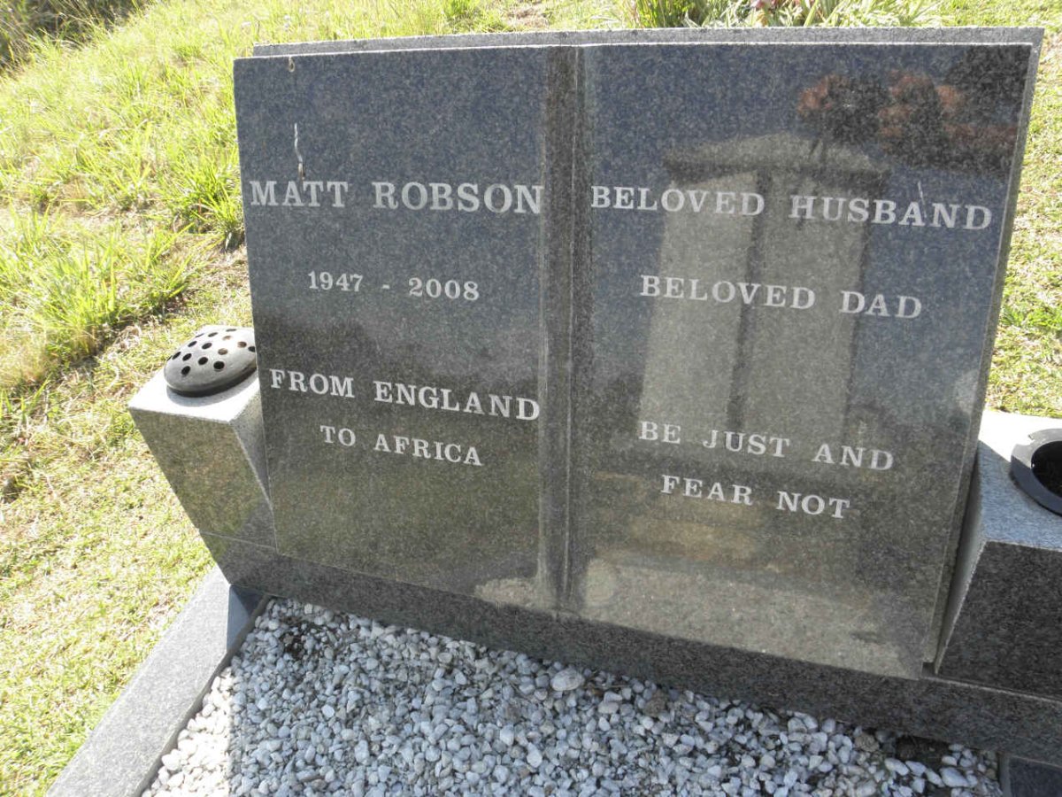 ROBSON Matt 1947-2008