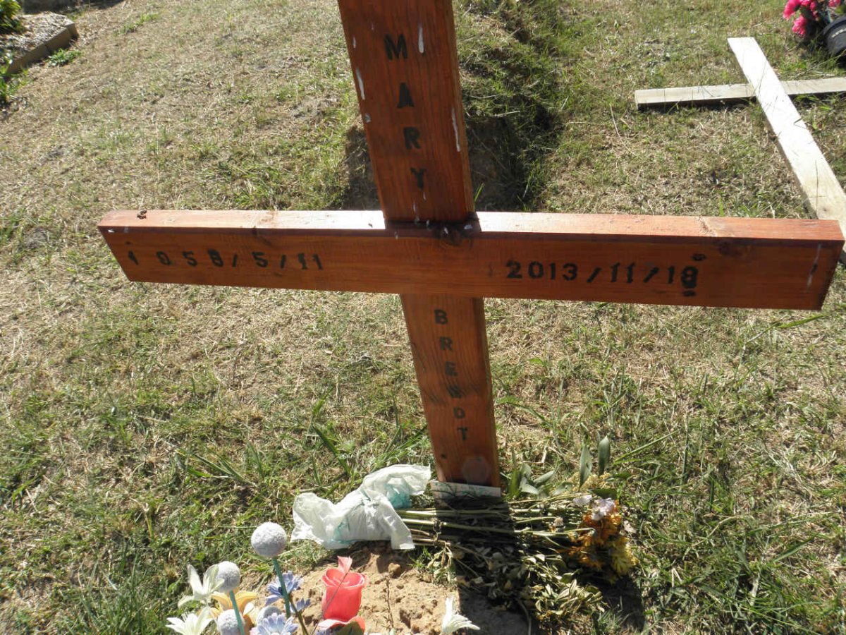 BREEDT Mary 1958-2013