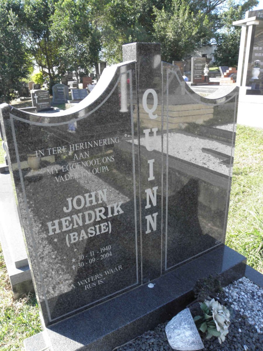 QUINN John Hendrik 1940-2004