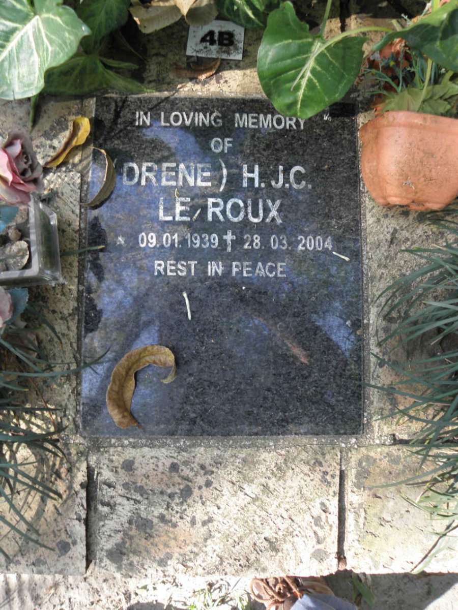 ROUX H.J.C., le 1939-2004