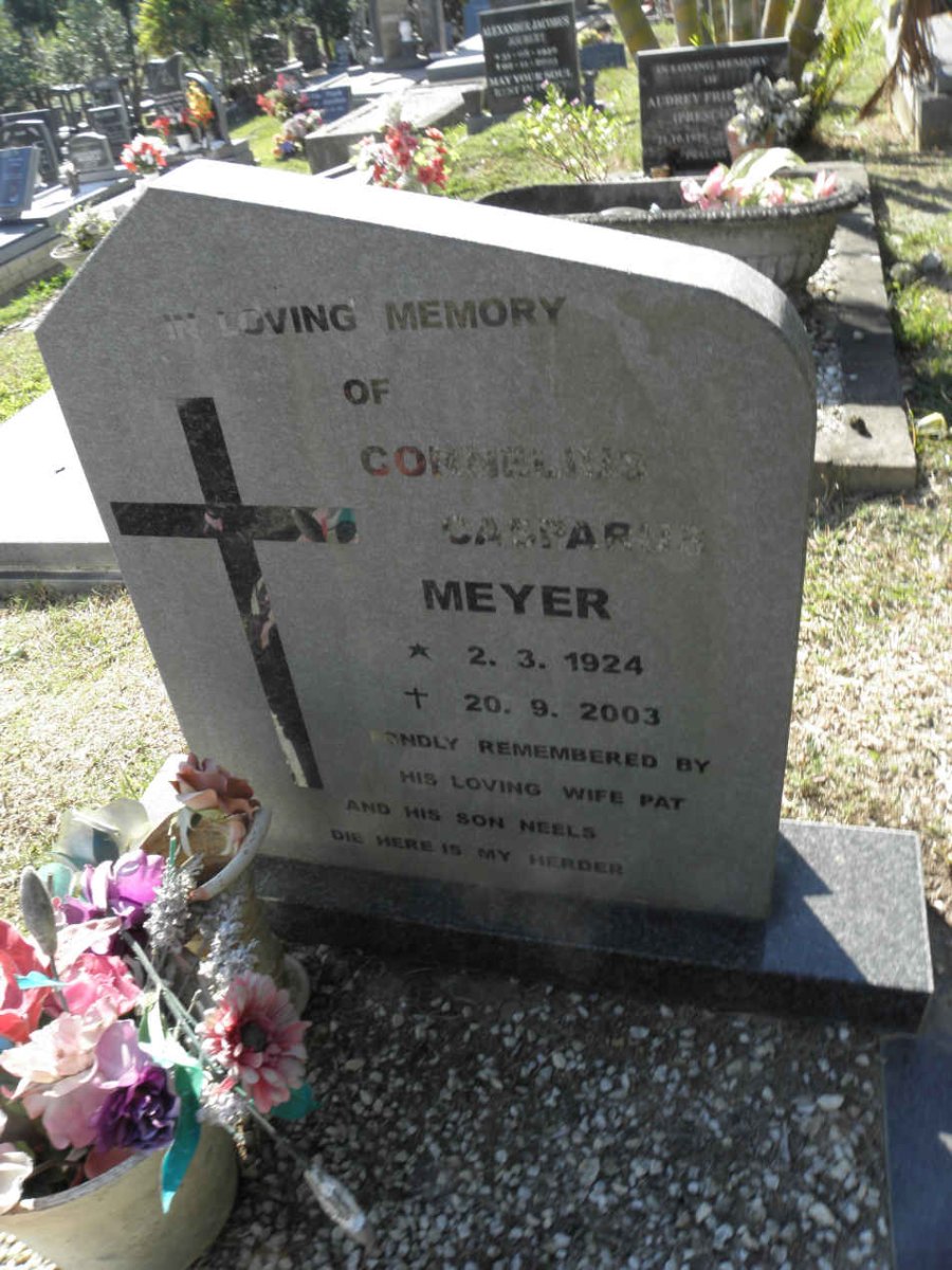 MEYER Cornelius Casparus 1924-2003