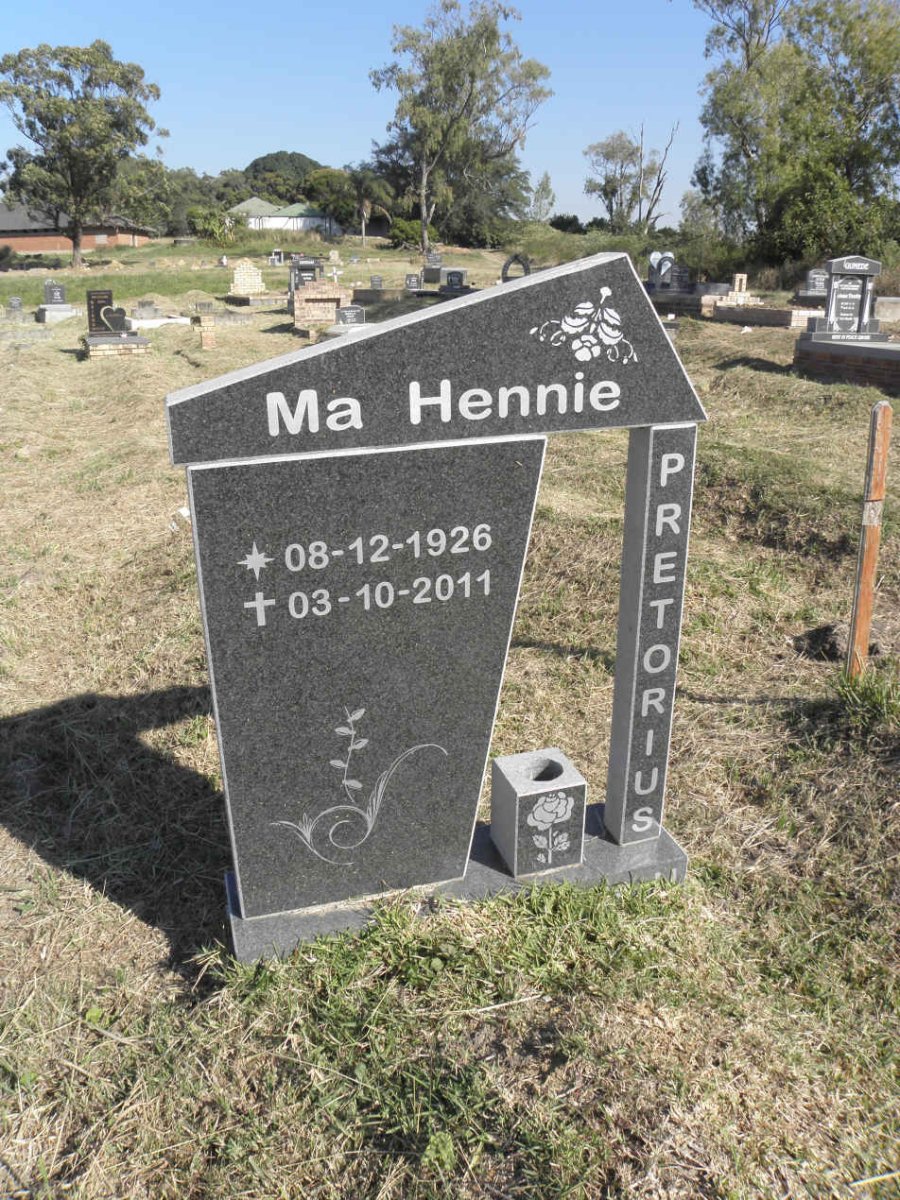 PRETORIUS Hennie 1926-2011