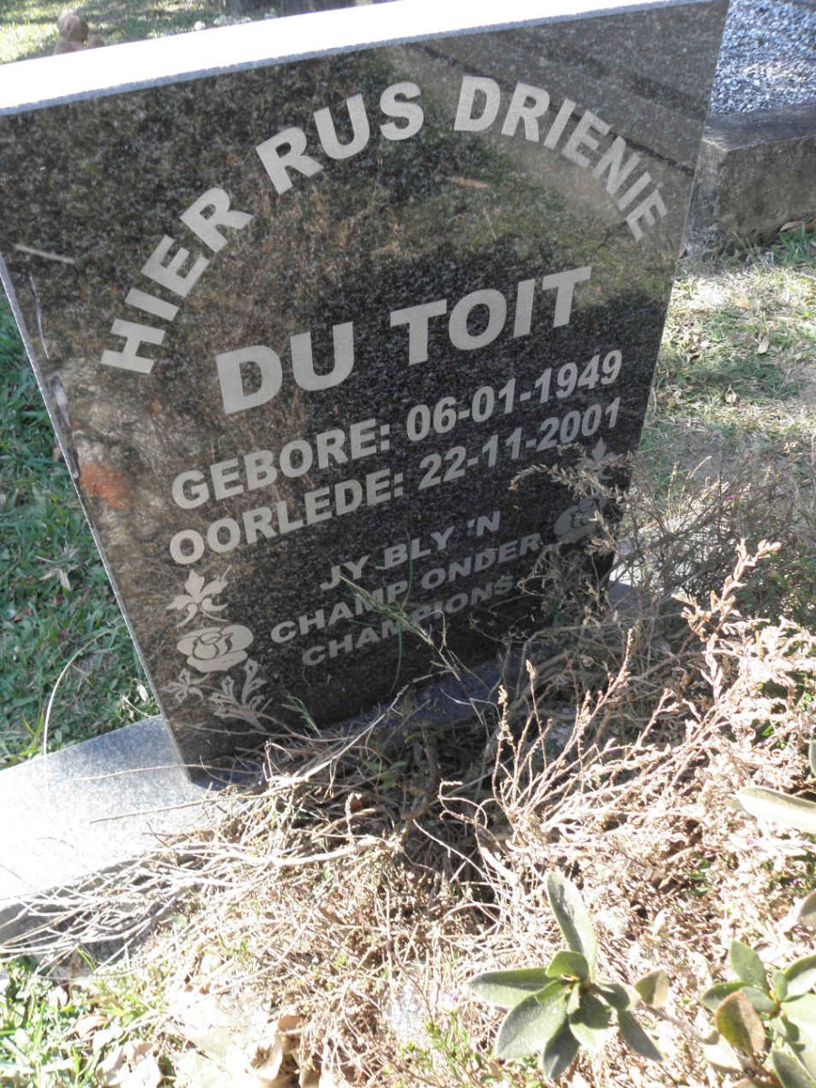 TOIT Drienie, du 1949-2001