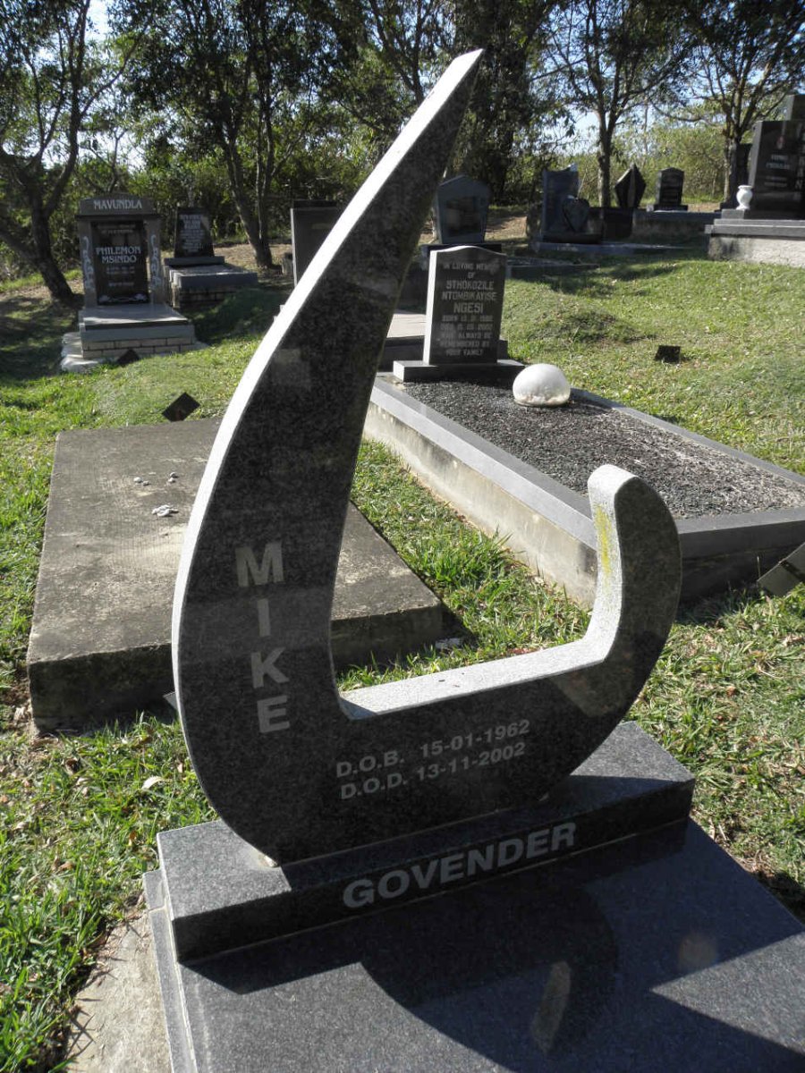 GOVENDER Mike 1962-2002