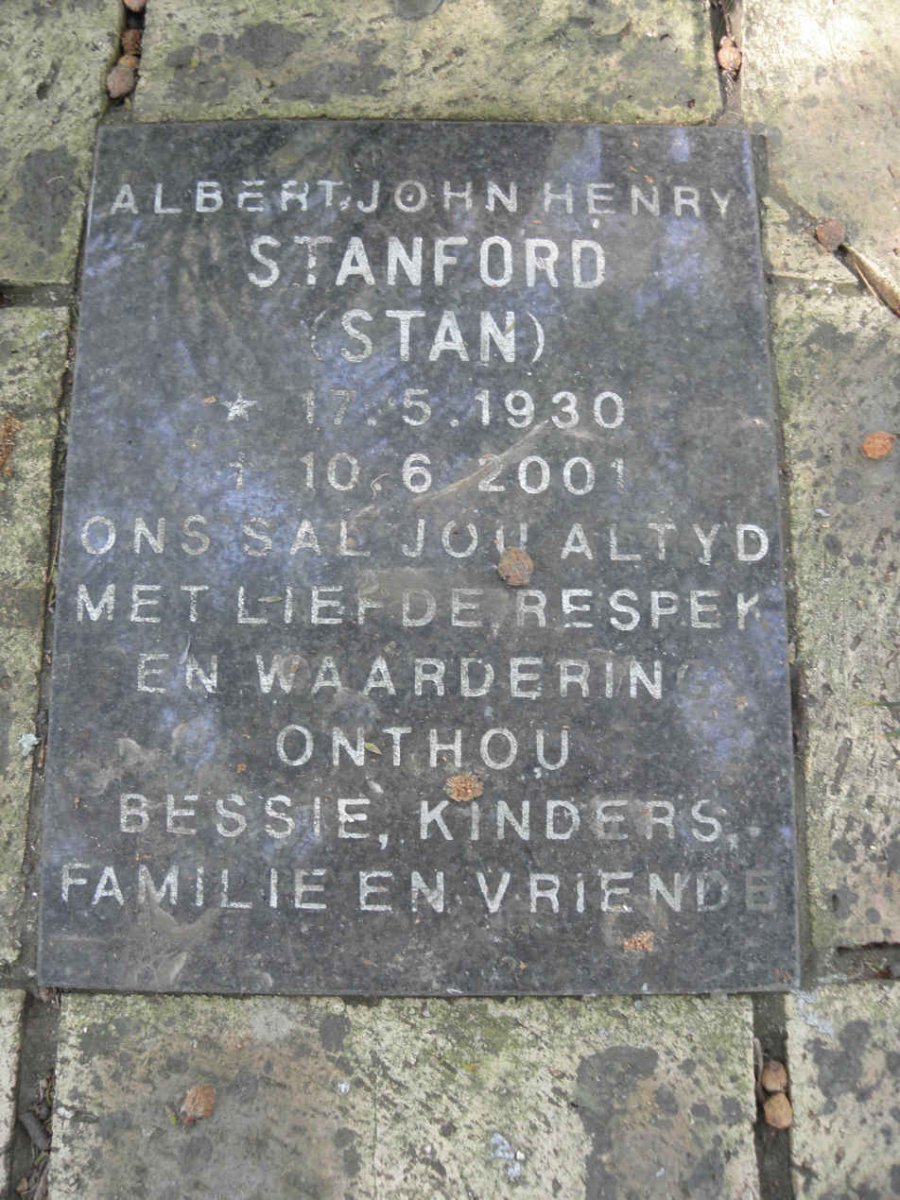 STANFORD Albert John Henry 1930-2001