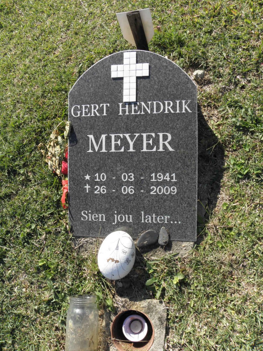 MEYER Gert Hendrik 1941-2009