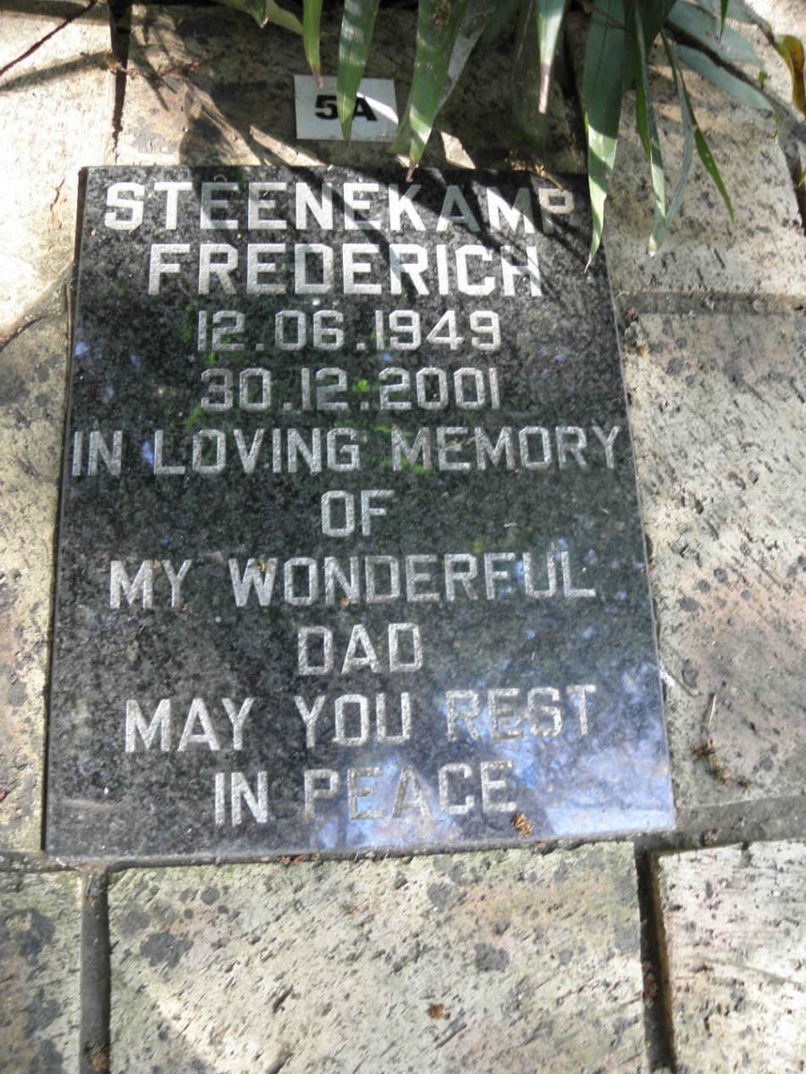 STEENKAMP Frederich 1949-2001