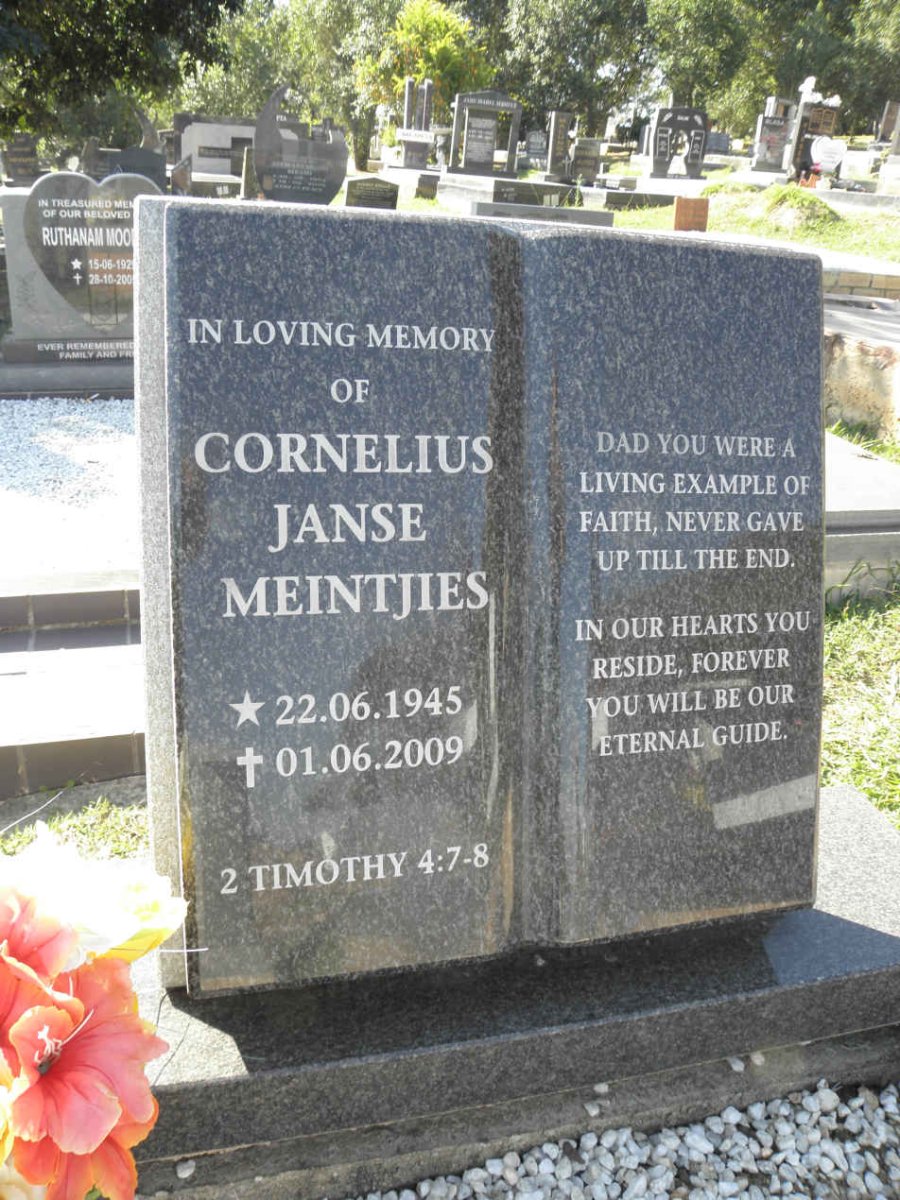 MEINTJIES Cornelius Janse 1945-2009