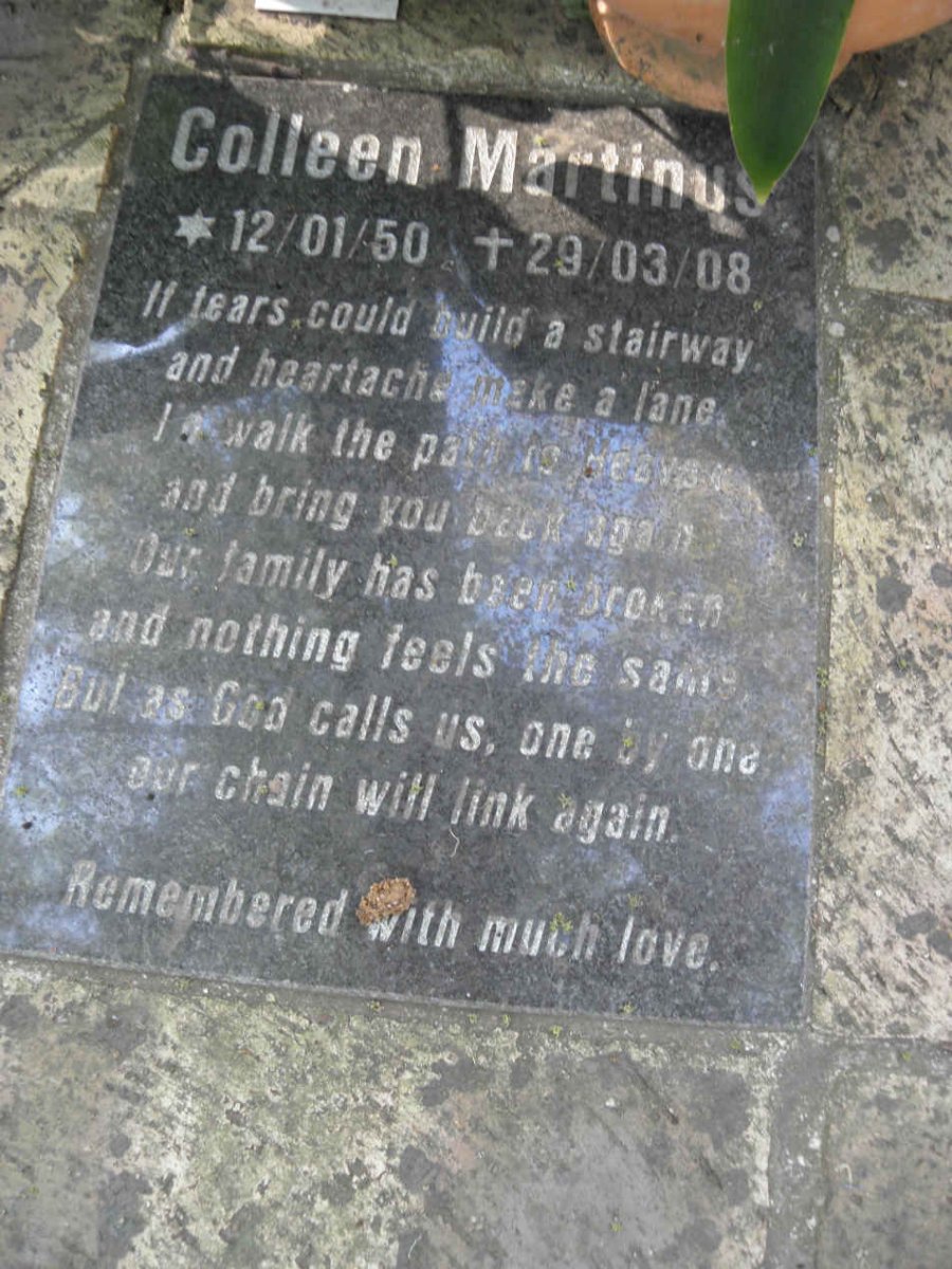 MARTINUS Colleen 1950-2008