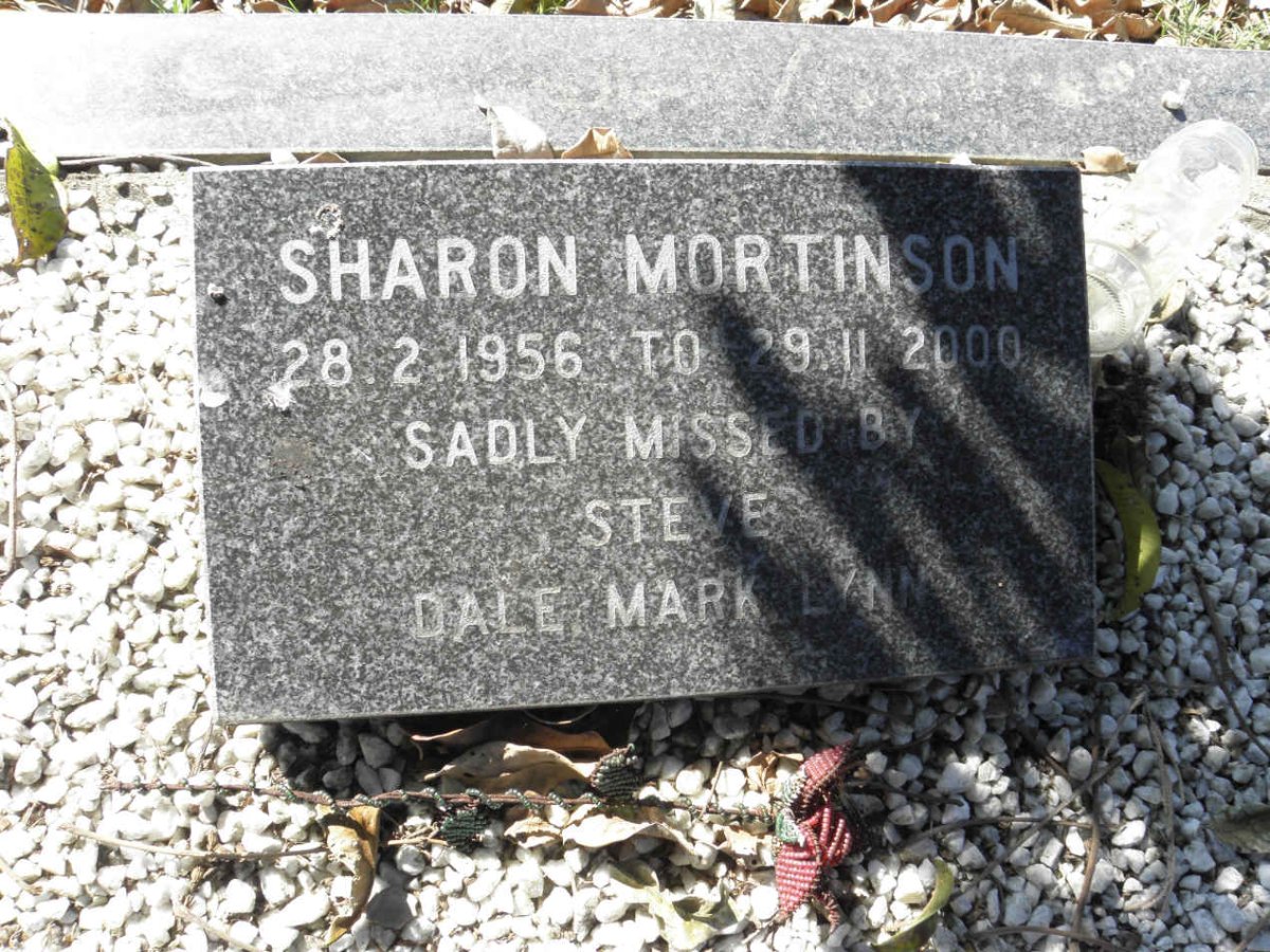 MORTINSON Sharon 1856-2000