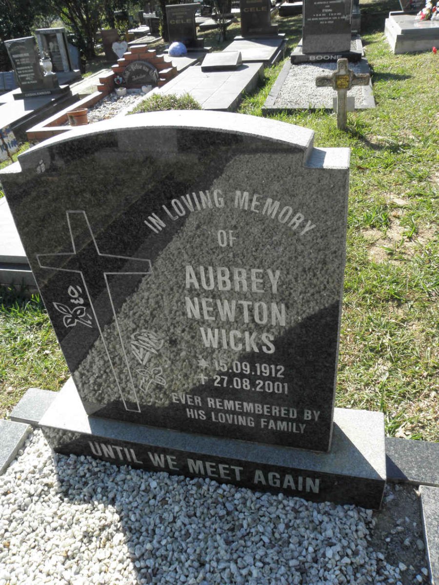 WICKS Aubrey Newton 1912-2001