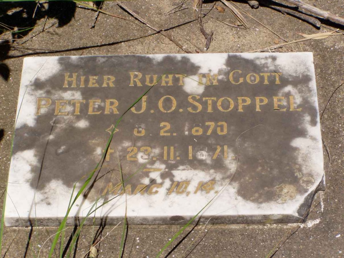 STOPPEL Peter J.O. 1870-1871
