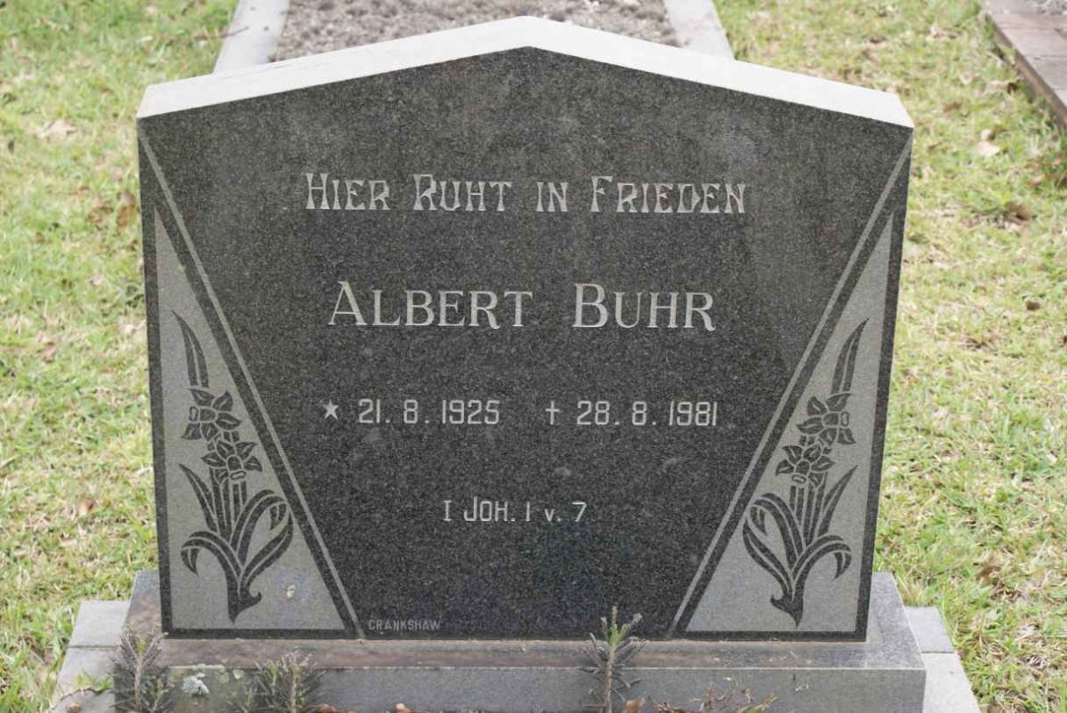 BUHR Albert 1925-1981