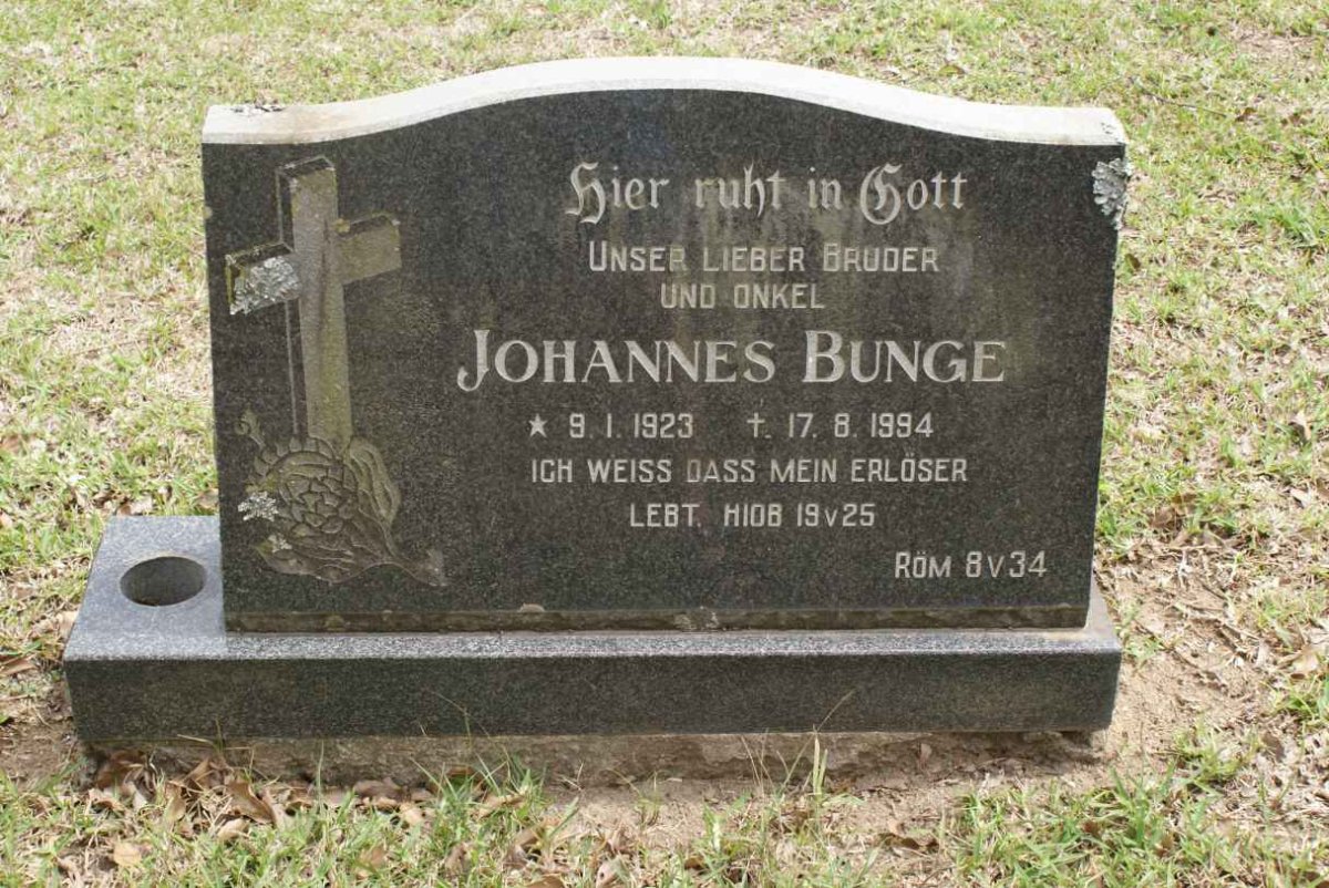 BUNGE Johannes 1923-1994