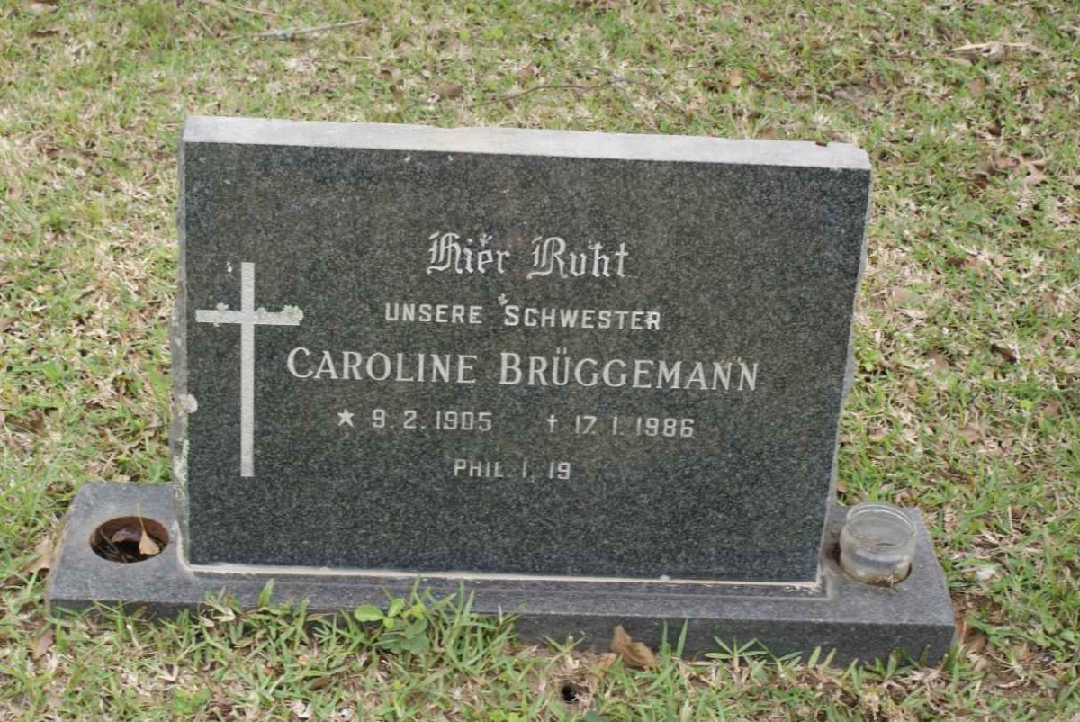 BRUGGEMANN Caroline 1905-1986
