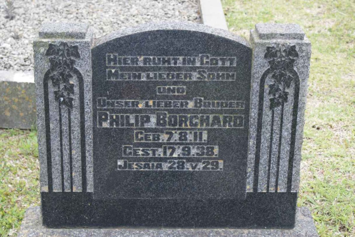 BORCHARD Philip 1911-1938