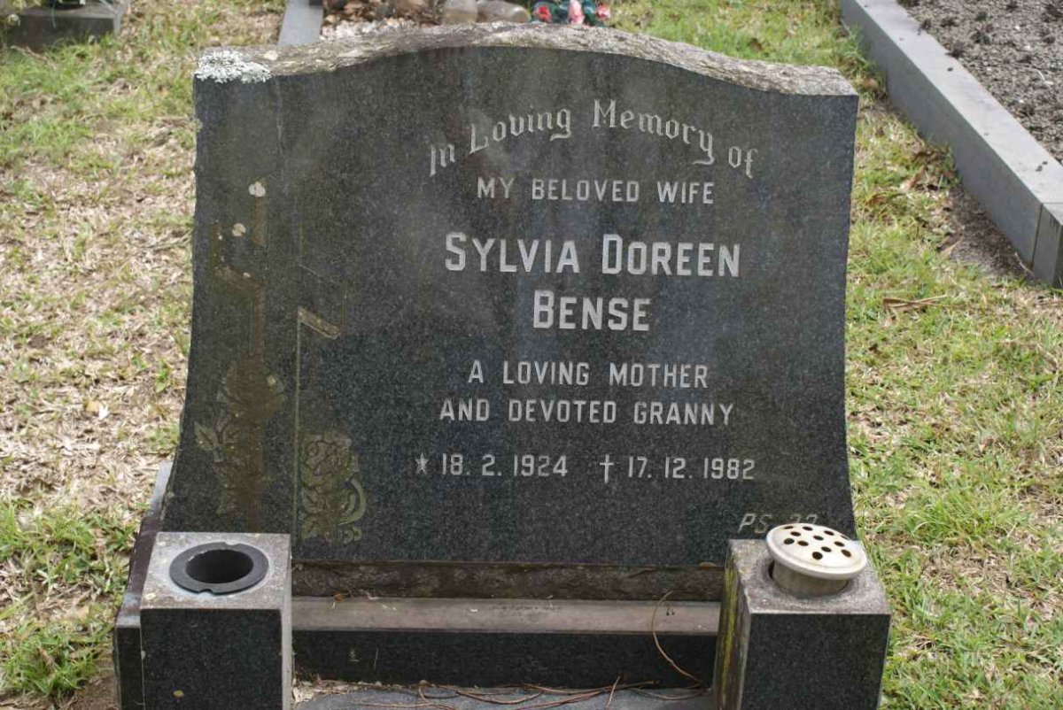 BENSE Sylvia Doreen 1924-1982