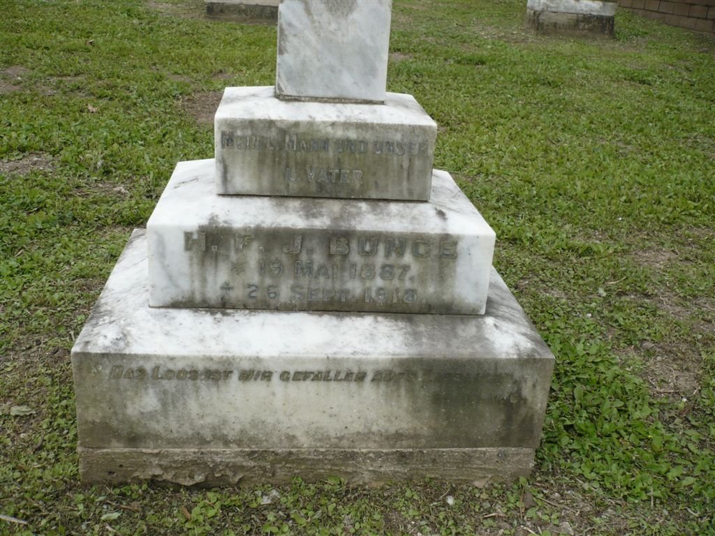 BUNGE H.F.J. 1887-1918