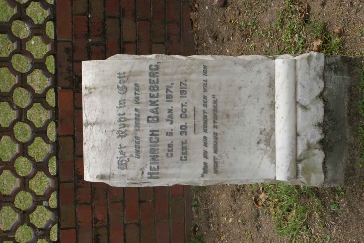 BAKEBERG J. Heinrich 1871-1917