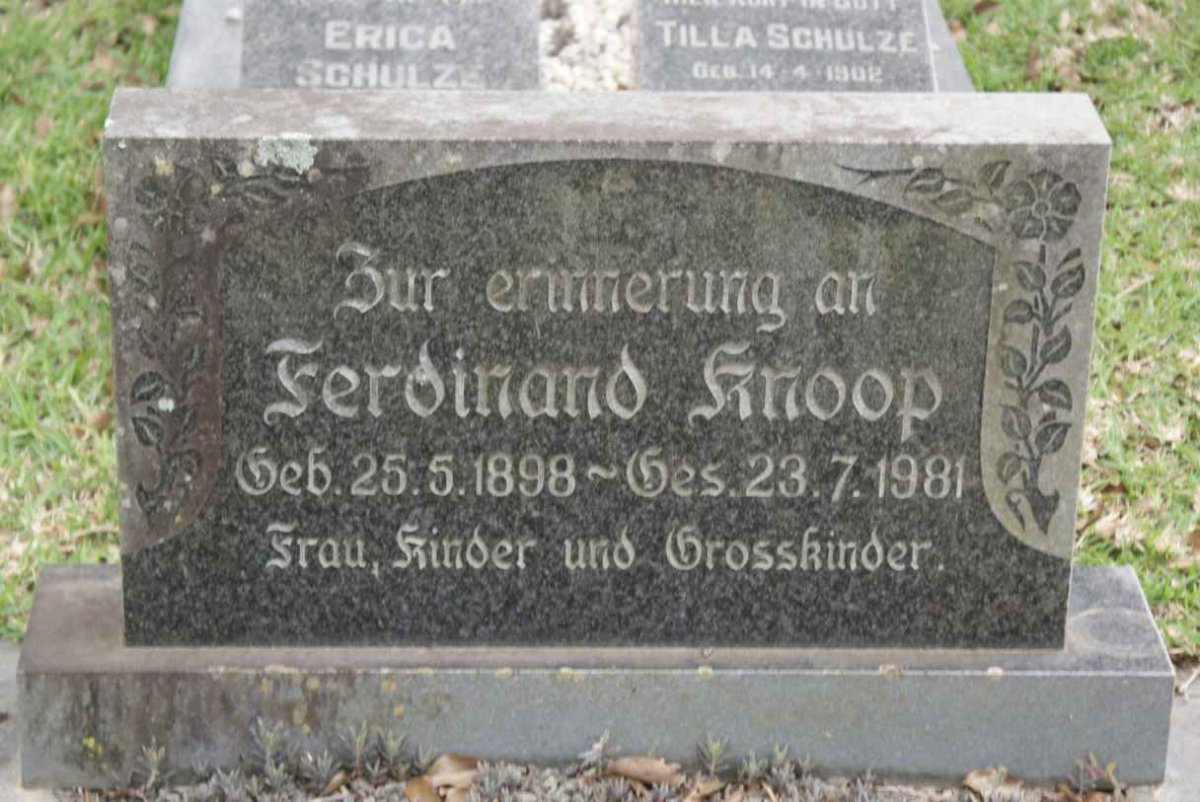 KNOOP Ferdinand 1898-1981