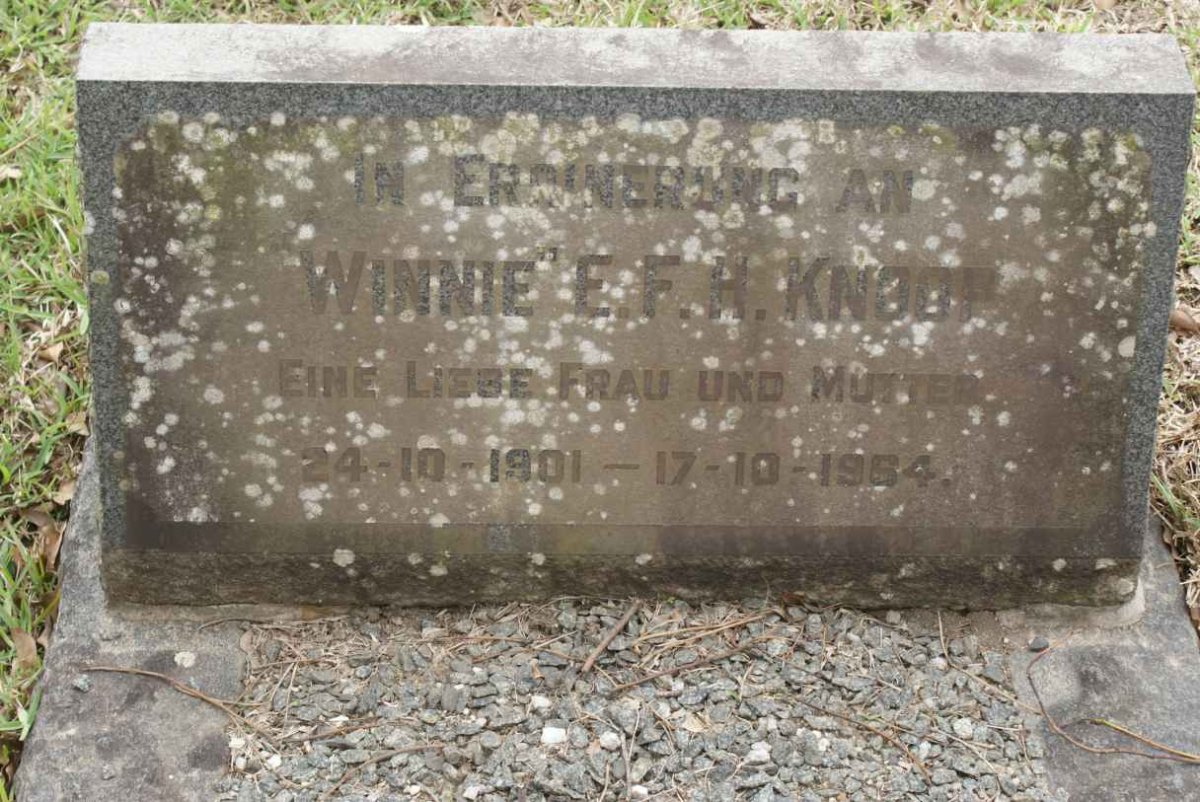 KNOOP E.F.H. 1901-1964