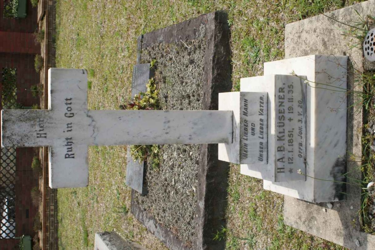KLUSENER H.A.B. 1851-1935