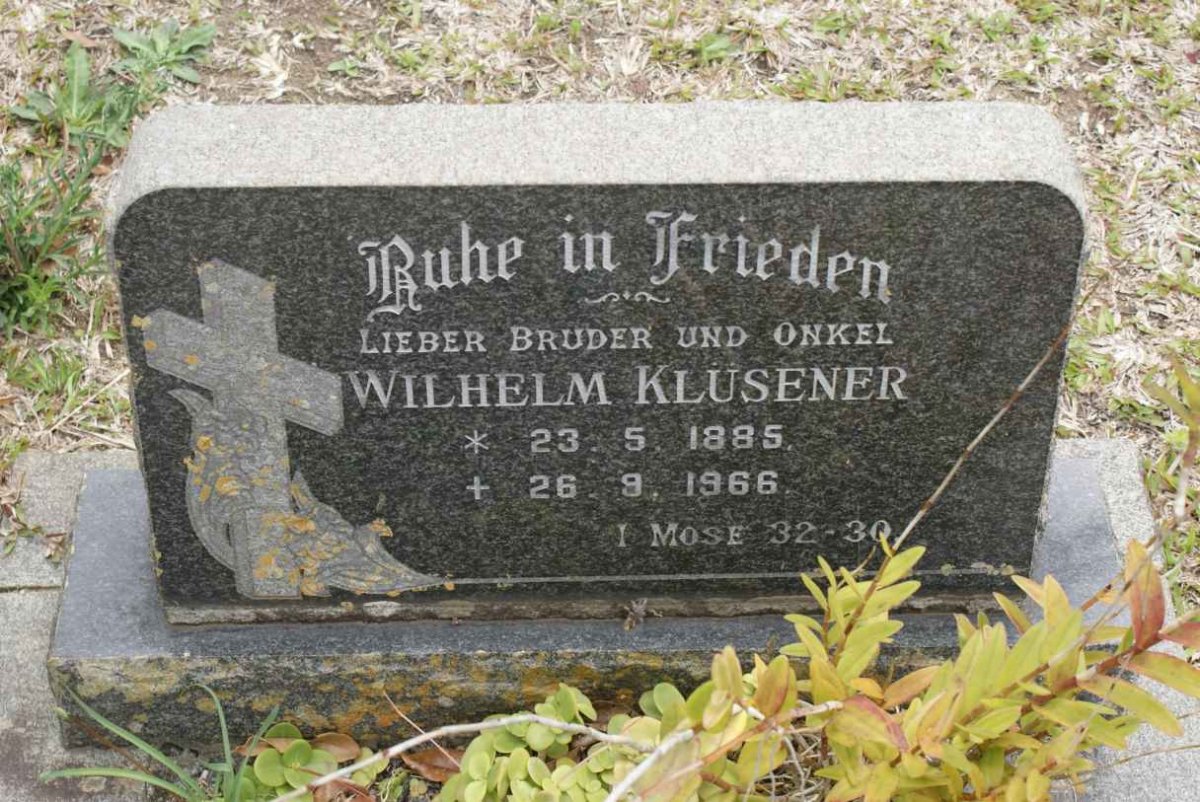 KLUSENER Wilhelm 1885-1966