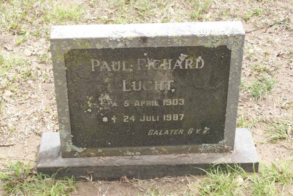 LUCHT Paul Richard 1903-1987