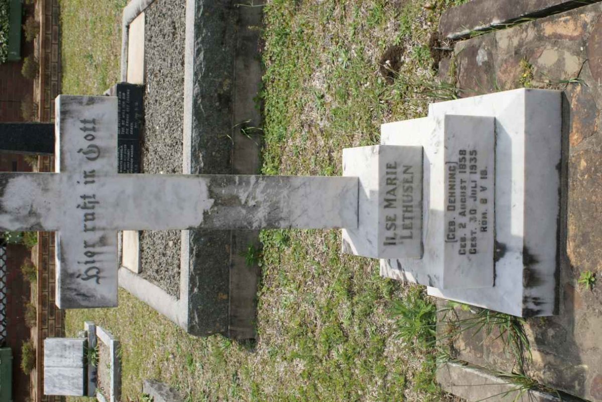 LETHUSEN Ilse Marie nee DEHNING 1858-1935