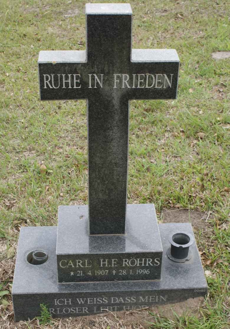 ROHRS Carl H.E. 1907-1996