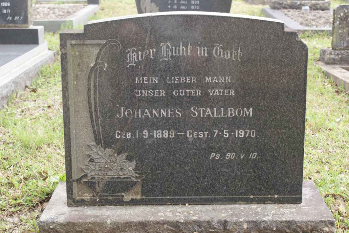 STALLBOM Johannes 1889-1970