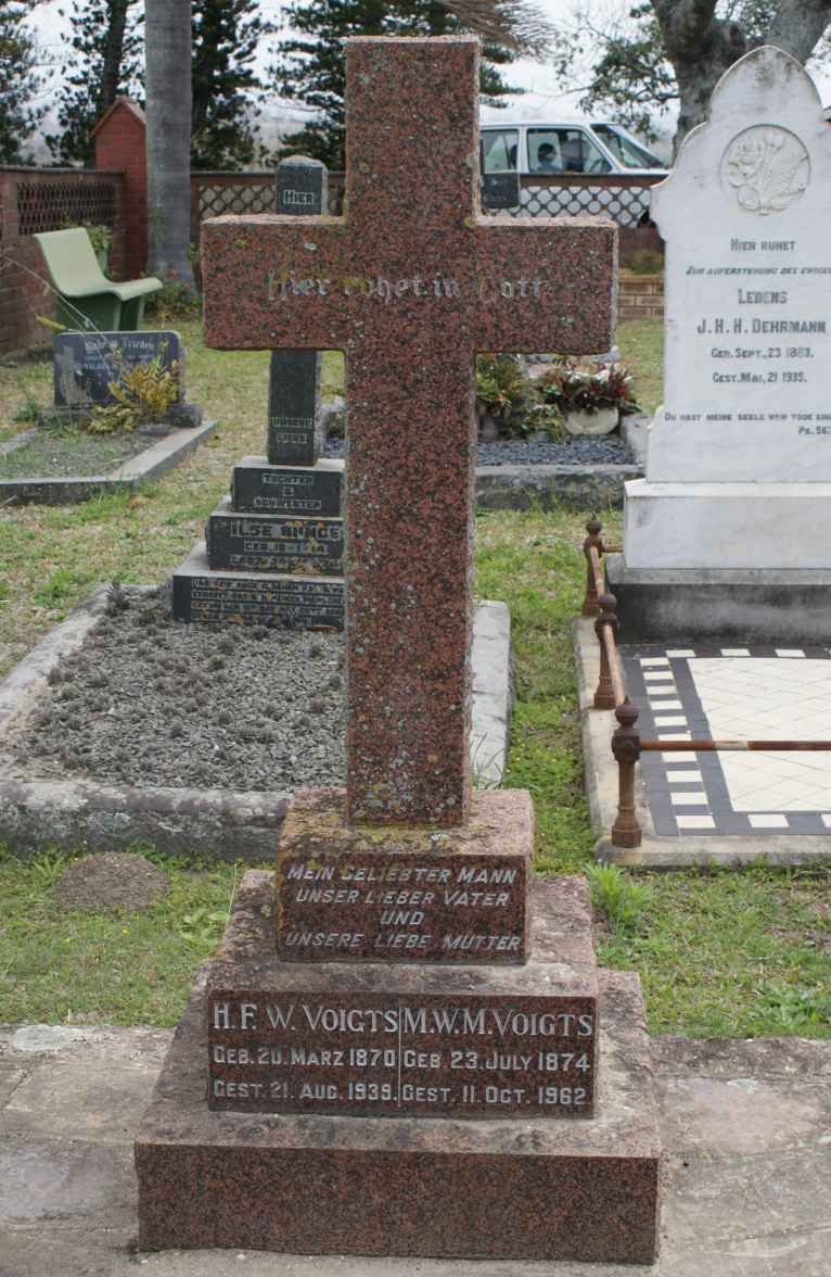 VOIGTS H.F.W. 1870-1939 &amp; M.W.M. RINGO 1874-1962
