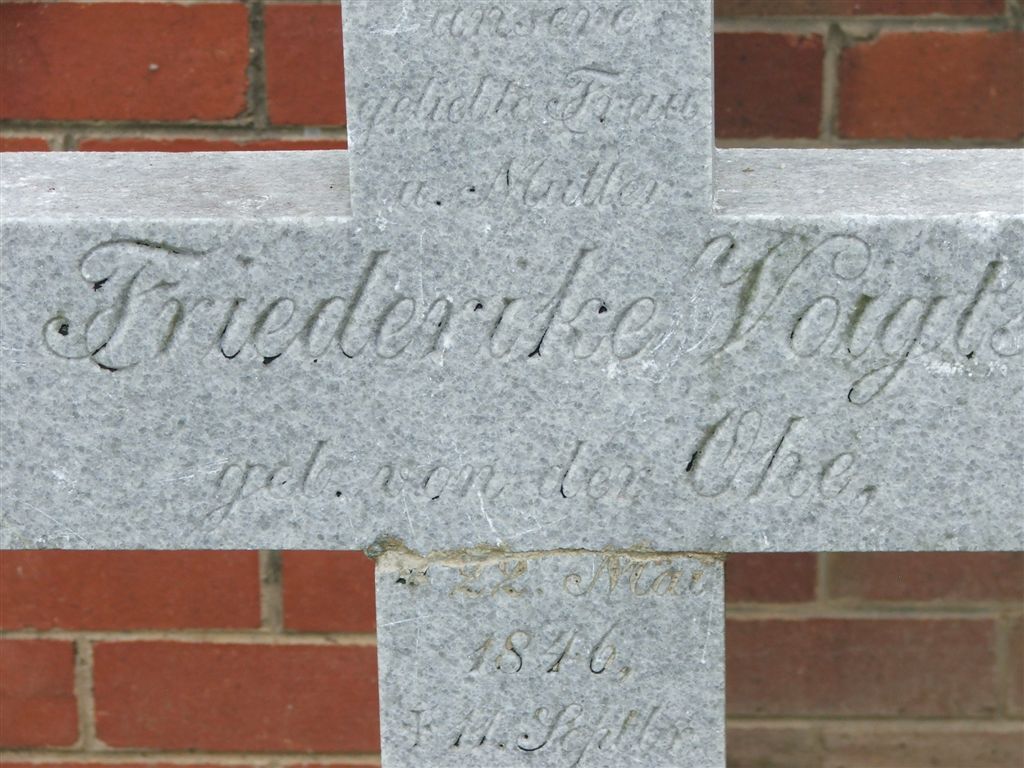 VOIGTS Friederike nee VAN DEN OHE 1876-