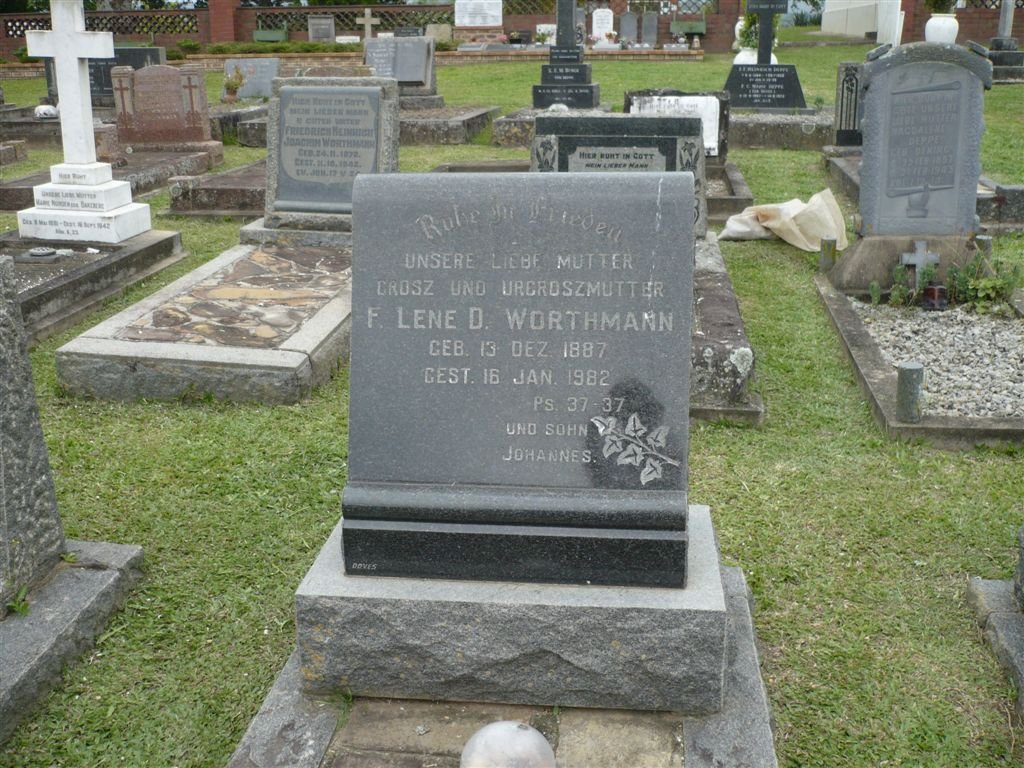 WORTHMANN F. Lene D. 1887-1982