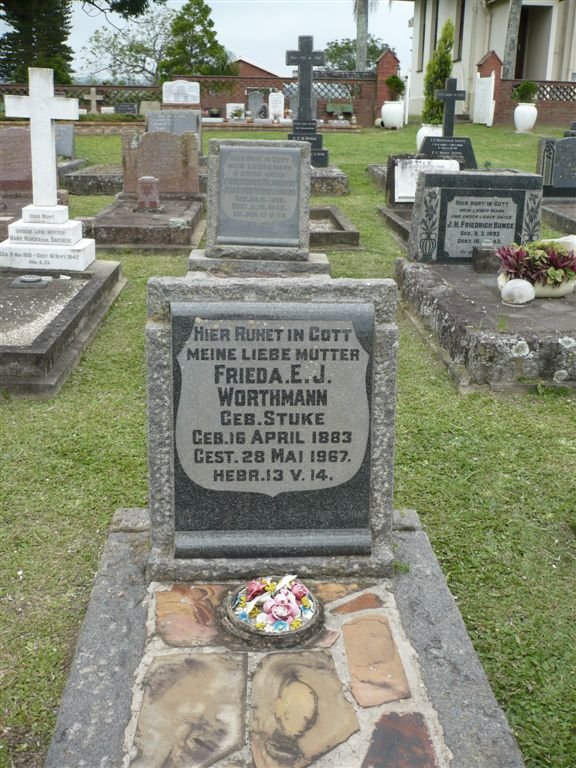 WORTHMANN Frieda E.J. nee STUKE 1883-1967