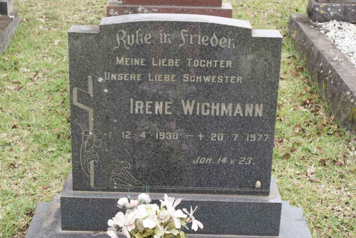 WICHMANN Irene 1930-1977