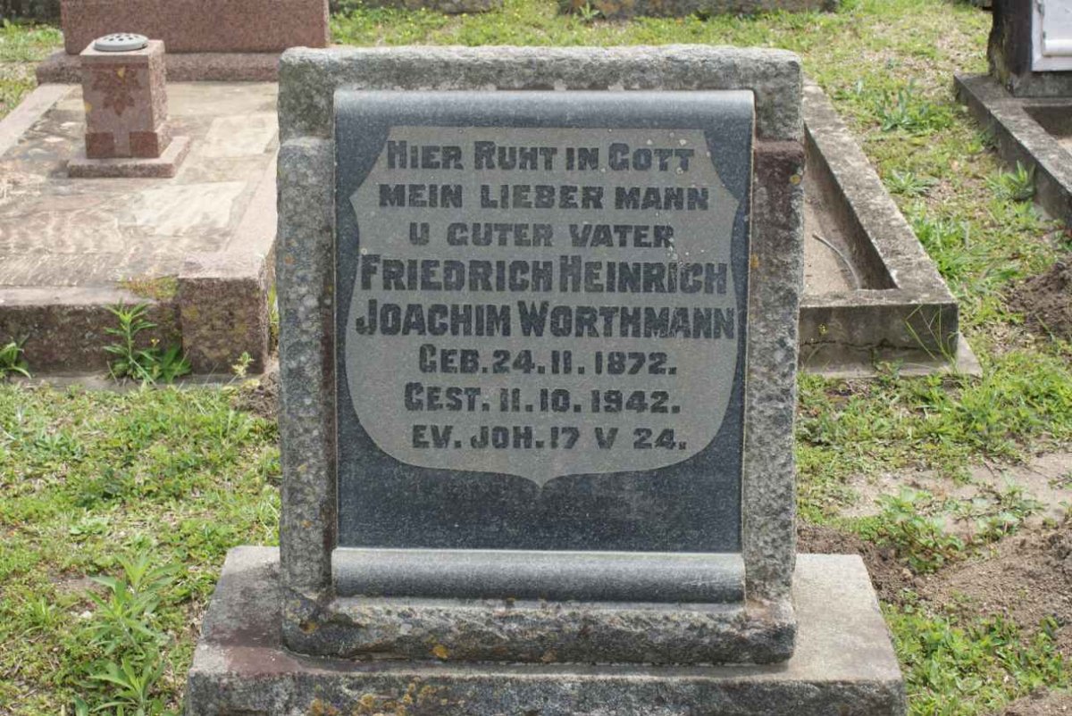 WORTHMANN Friedrich Heinrich Joachim 1872-1942
