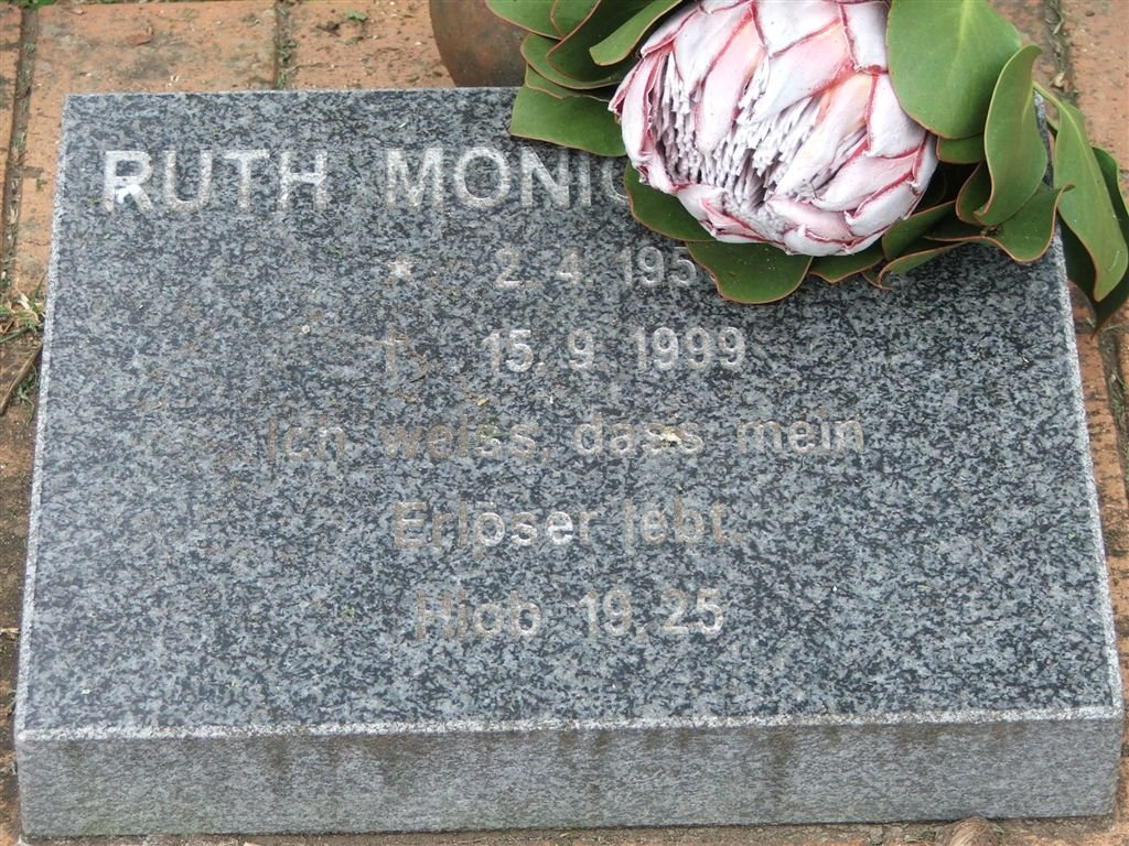 ? Ruth Monica 195?-1999