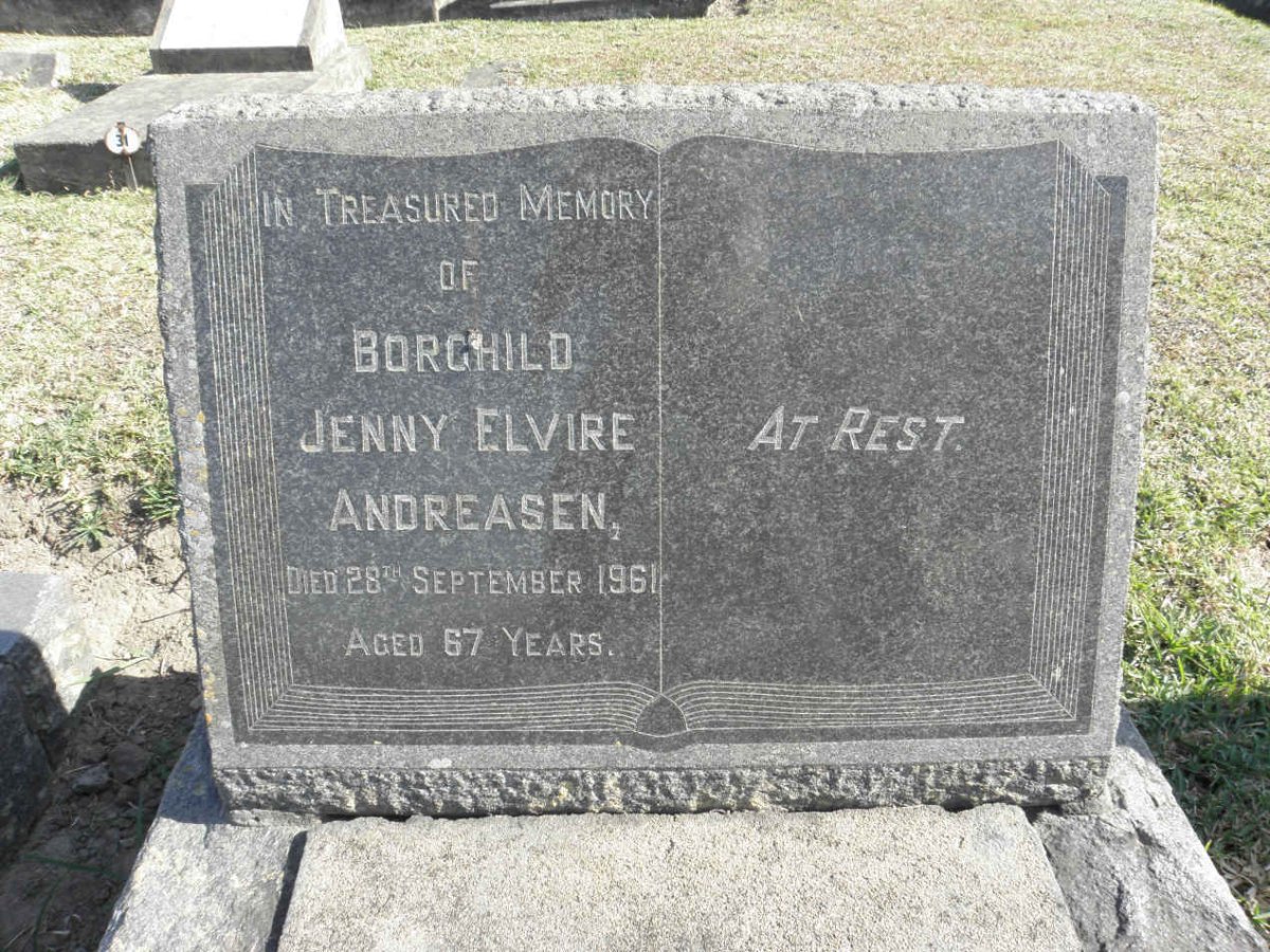 ANDREASEN Borchild Jenny Elvire -1961