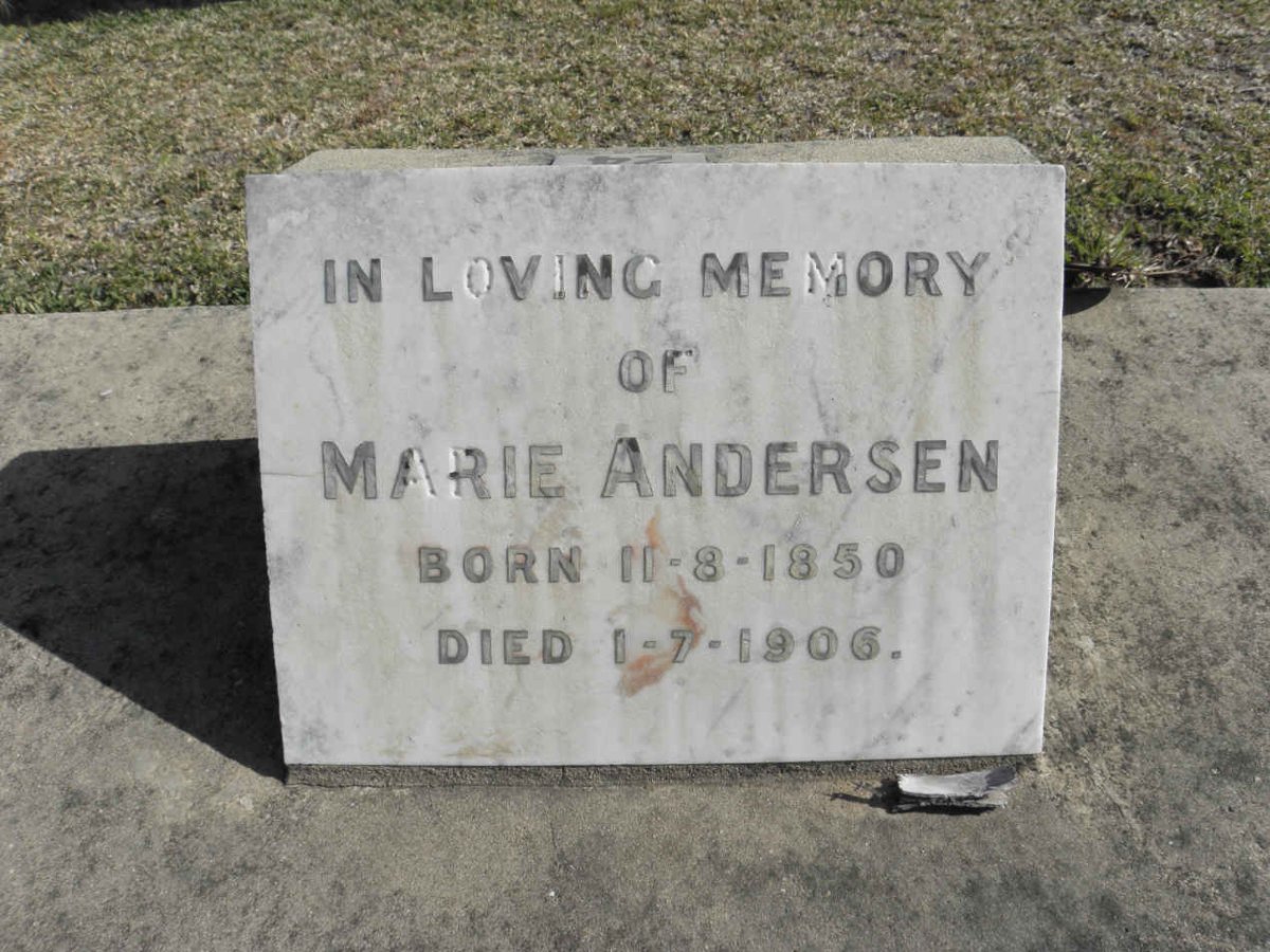 ANDERSEN Marie 1850-1906