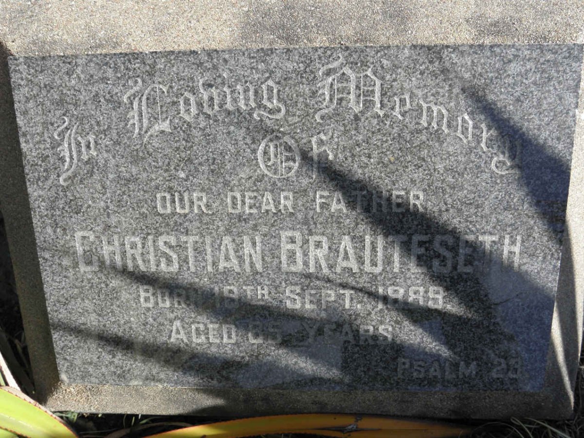 BRAUTESETH Christian 1889-