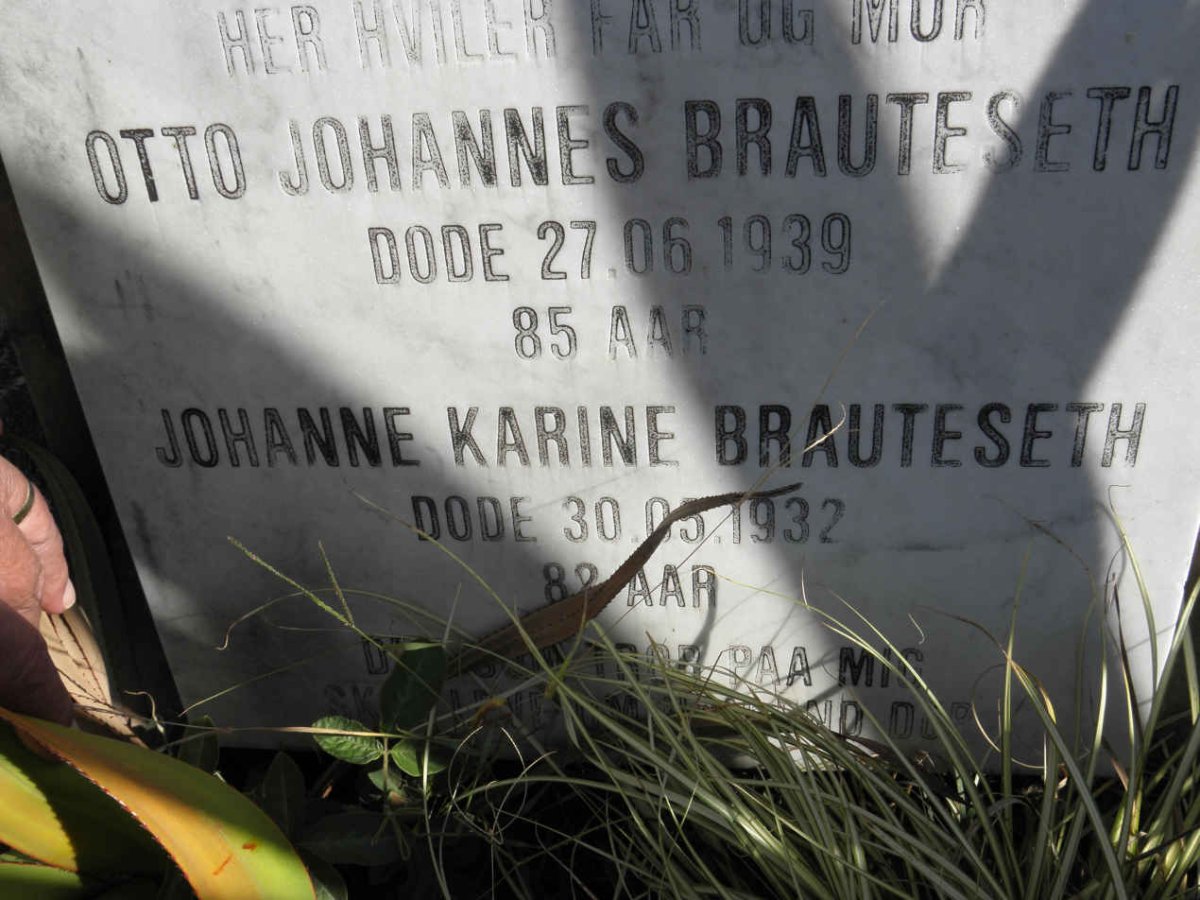 BRAUTESETH Otto Johannes -1939 &amp; Johanne Karine -1932