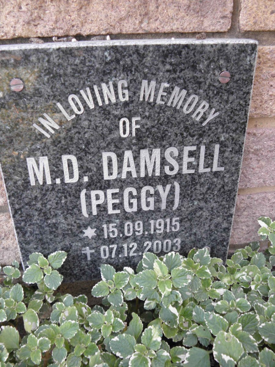DAMSELL M.D. 1915-2003